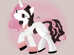 Size: 2048x1536 | Tagged: safe, artist:teambluecoin, imported from derpibooru, oc, oc only, oc:neo, crossover, heterochromia, neopolitan, ponified, rwby