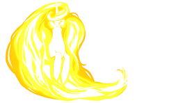 Size: 2800x1653 | Tagged: safe, artist:fraida94, imported from derpibooru, princess celestia, female, fire, solo