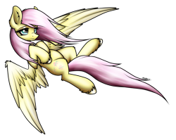 Size: 5053x4022 | Tagged: safe, artist:strachattack, imported from derpibooru, fluttershy, absurd resolution, female, flying, simple background, solo, transparent, transparent background