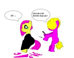 Size: 255x200 | Tagged: safe, artist:haircutie, imported from derpibooru, fluttershy, oc, pony creator