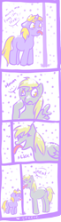 Size: 322x1168 | Tagged: safe, artist:steeve, imported from derpibooru, derpy hooves, dinky hooves, pegasus, pony, comic, equestria's worst mother, female, mare, stupidity, tongue out, tongue stuck to pole, too dumb to live