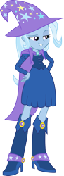 Size: 855x2339 | Tagged: source needed, useless source url, safe, artist:punzil504, imported from derpibooru, trixie, equestria girls, rainbow rocks, clothes, hand on hip, hat, simple background, transparent background, trixie's hat, vector