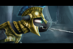 Size: 1940x1312 | Tagged: safe, artist:duh-veed, imported from derpibooru, pony, armor, male, royal guard, solo, sword
