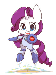 Size: 1024x1378 | Tagged: safe, artist:joycall6, imported from derpibooru, rarity, cosplay, crossover, female, mega man (series), megaman, megamare, solo