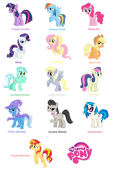 Size: 4136x6184 | Tagged: safe, imported from derpibooru, applejack, bon bon, derpy hooves, dj pon-3, fluttershy, lyra heartstrings, octavia melody, pinkie pie, rainbow dash, rarity, sunset shimmer, sweetie drops, trixie, twilight sparkle, vinyl scratch, pony, absurd resolution, background five, mane six