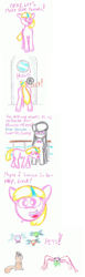 Size: 1088x3512 | Tagged: safe, artist:erthilo, imported from derpibooru, octavia melody, oc, oc:puppysmiles, earth pony, parasprite, pony, squirrel, ask octavia, ask puppysmiles, vocational death cruise, ask, door, earth pony oc, fanfic, fanfic art, female, filly, foal, hooves, mare, ocean, open mouth, teeth, tumblr