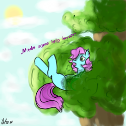 Size: 2000x2000 | Tagged: safe, artist:jackvolt, imported from derpibooru, oc, oc only, solo, tree