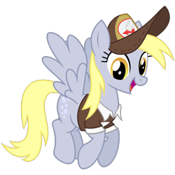 Size: 2000x2000 | Tagged: safe, artist:cheezedoodle96, imported from derpibooru, derpy hooves, pegasus, pony, crusaders of the lost mark, .svg available, clothes, cute, delivery pony, female, flying, happy, hat, looking at you, mailmare, mare, open mouth, simple background, smiling, solo, spread wings, svg, transparent background, underp, uniform, vector