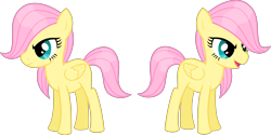 Size: 6000x2998 | Tagged: safe, artist:magister39, imported from derpibooru, fluttershy, absurd resolution, female, filly, flutterbitch, simple background, solo, transparent background, vector
