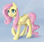 Size: 1048x980 | Tagged: safe, artist:silfoe, imported from derpibooru, fluttershy, cute, female, looking at you, raised hoof, shyabetes, smiling, solo