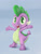Size: 560x736 | Tagged: safe, artist:silfoe, imported from derpibooru, part of a set, spike, happy, looking at you, male, open mouth, solo