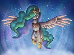 Size: 1600x1200 | Tagged: safe, artist:luminousdazzle, imported from derpibooru, princess celestia, alicorn, pony, female, solo