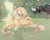 Size: 1024x819 | Tagged: safe, artist:pessadie, imported from derpibooru, fluttershy, butterfly, pegasus, pony, female, forest, grass, mare, prone, solo, spread wings