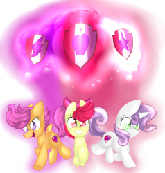 Size: 1024x1075 | Tagged: safe, artist:catavenger, imported from derpibooru, apple bloom, scootaloo, sweetie belle, crusaders of the lost mark, cutie mark, cutie mark crusaders, the cmc's cutie marks