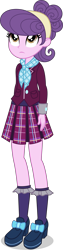 Size: 2100x8345 | Tagged: safe, artist:xebck, imported from derpibooru, suri polomare, equestria girls, friendship games, absurd resolution, clothes, crystal prep academy, crystal prep academy uniform, crystal prep shadowbolts, female, high heels, pleated skirt, scarf, school uniform, simple background, skirt, solo, transparent background, vector
