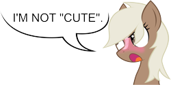 Size: 7217x3609 | Tagged: safe, artist:frankier77, artist:plone, imported from derpibooru, earth pony, pony, :o, blatant lies, blushing, crossover, cute, embarrassed, epona, eponadorable, female, glare, i'm not cute, lies, mare, open mouth, ponified, simple background, the legend of zelda, transparent background, tsundere, vector