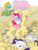 Size: 1024x1347 | Tagged: safe, artist:firefanatic, imported from derpibooru, paprika paca, pinkie pie, rarity, tianhuo, alpaca, longma, them's fightin' herds, community related, coughing, crossover, floppy ears, fluffy, paprika (tfh), paprika can talk, pun, sweatdrop, tianhuo (tfh)