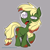 Size: 1024x1024 | Tagged: safe, artist:tokipeach, imported from derpibooru, applejack, zombie, female, solo