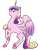 Size: 700x878 | Tagged: safe, artist:kourabiedes, imported from derpibooru, princess cadance, female, simple background, solo, transparent background
