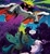 Size: 1359x1493 | Tagged: safe, artist:andypriceart, idw, imported from derpibooru, king sombra, queen chrysalis, twilight sparkle, alicorn, changeling, changeling queen, pony, umbrum, siege of the crystal empire, spoiler:comic, spoiler:comic35, armpits, female, glowing horn, mare, official comic, speech bubble, twilight sparkle (alicorn)