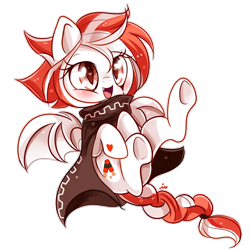 Size: 950x950 | Tagged: safe, artist:ipun, imported from derpibooru, oc, oc only, oc:firecracker, bat pony, pony, simple background, solo, transparent background, underhoof