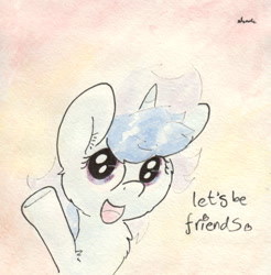 Size: 960x977 | Tagged: safe, artist:slightlyshade, imported from derpibooru, minuette, female, solo, traditional art