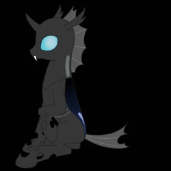 Size: 1280x1280 | Tagged: safe, artist:glacierfrostclaw, imported from derpibooru, oc, oc only, oc:panacea, changeling, cute, female, solo