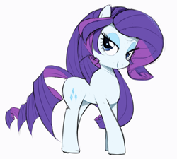 Size: 990x890 | Tagged: dead source, safe, artist:30clock, imported from derpibooru, rarity, equestria girls, alternate hairstyle, female, looking at you, simple background, solo, white background