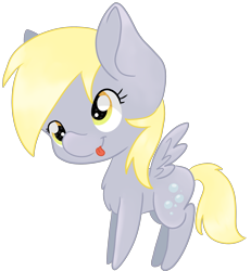 Size: 2516x2718 | Tagged: safe, artist:cutepencilcase, imported from derpibooru, derpy hooves, pegasus, pony, cute, derpabetes, female, mare, pointy ponies, simple background, solo, spread wings, tongue out, transparent background