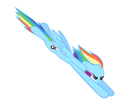 Size: 4000x3426 | Tagged: safe, artist:atmospark, imported from derpibooru, rainbow dash, sonic rainboom (episode), female, simple background, solo, transparent background, vector