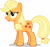 Size: 8520x8041 | Tagged: safe, artist:luckreza8, imported from derpibooru, applejack, hearthbreakers, .svg available, absurd resolution, female, freckles, hatless, inkscape, missing accessory, open mouth, simple background, solo, transparent background, vector