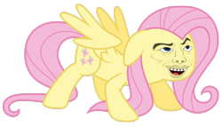 Size: 1600x918 | Tagged: safe, edit, imported from derpibooru, fluttershy, meme, ricardio, template, unfunny