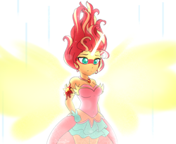 Size: 1024x841 | Tagged: safe, artist:drsunnybun, imported from derpibooru, sunset shimmer, equestria girls, friendship games, daydream shimmer, female, solo