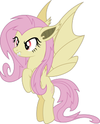 Size: 3233x4000 | Tagged: safe, artist:dashiesparkle, artist:masem, imported from derpibooru, fluttershy, bat pony, pony, vampire, do princesses dream of magic sheep, .svg available, absurd resolution, female, flutterbat, ponyscape, simple background, solo, transparent background, vector