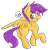 Size: 1500x1500 | Tagged: safe, artist:billysan727, imported from derpibooru, scootaloo, pegasus, pony, butt, female, open mouth, plot, raised hoof, solo