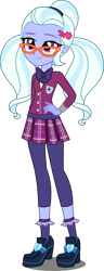 Size: 2036x5316 | Tagged: safe, artist:xebck, imported from derpibooru, sugarcoat, equestria girls, friendship games, absurd resolution, bowtie, clothes, crystal prep academy, crystal prep academy uniform, crystal prep shadowbolts, female, glasses, pigtails, pleated skirt, school uniform, simple background, skirt, solo, sugarcute, transparent background, vector