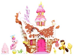 Size: 752x564 | Tagged: safe, imported from derpibooru, boneless, cheese sandwich, gummy, pinkie pie, balloon, sugarcube corner, toy