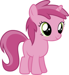 Size: 3200x3443 | Tagged: safe, artist:djdavid98, imported from derpibooru, ruby pinch, pony, unicorn, brotherhooves social, .ai available, .svg available, blank flank, female, filly, simple background, smiling, solo, transparent background, vector