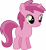 Size: 3200x3443 | Tagged: safe, artist:djdavid98, imported from derpibooru, ruby pinch, pony, unicorn, brotherhooves social, .ai available, .svg available, blank flank, female, filly, simple background, smiling, solo, transparent background, vector