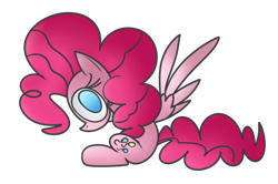 Size: 1280x850 | Tagged: safe, artist:mr. rottson, imported from derpibooru, pinkie pie, solo, wings