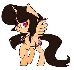 Size: 947x887 | Tagged: safe, artist:earthpony-cutie63, imported from derpibooru, oc, oc only, oc:spring beauty, alicorn, pony, alicorn oc, chibi, solo