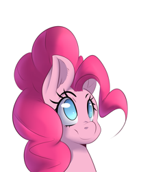 Size: 1024x1244 | Tagged: safe, artist:sourspot, imported from derpibooru, pinkie pie, female, portrait, simple background, solo