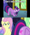 Size: 812x955 | Tagged: safe, edit, edited screencap, imported from derpibooru, screencap, fluttershy, twilight sparkle, alicorn, pony, the hooffields and mccolts, bedroom eyes, booty call, caption, context is for the weak, duo, eyes on the prize, female, glowing cutie mark, image macro, innuendo, lesbian, look at my butt, looking at butt, mare, meme, out of context, plot, shipping, shipping fuel, twilight sparkle (alicorn), twishy