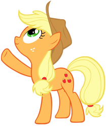 Size: 966x1136 | Tagged: safe, artist:cloudy glow, artist:cloudyglow, imported from derpibooru, applejack, female, simple background, solo, transparent background, vector