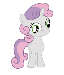 Size: 1516x1778 | Tagged: safe, artist:skylark-torch, imported from derpibooru, sweetie belle, derp, female, simple background, solo, sweetie derp, transparent background, vector