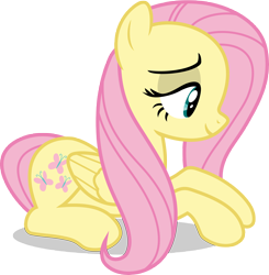 Size: 9050x9233 | Tagged: safe, artist:luckreza8, edit, imported from derpibooru, vector edit, fluttershy, the hooffields and mccolts, .svg available, absurd resolution, female, inkscape, prone, simple background, solo, transparent background, vector