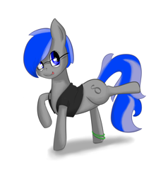 Size: 1996x2097 | Tagged: safe, artist:companioncube, imported from derpibooru, oc, oc only, oc:gray daze, earth pony, pony, glasses, reference, simple background, solo, white background