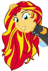 Size: 1242x1838 | Tagged: safe, artist:fuzzyfurvert, imported from derpibooru, sunset shimmer, equestria girls, female, looking at you, smiling, solo