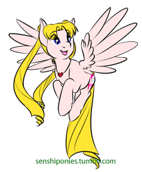 Size: 925x1117 | Tagged: safe, artist:kourabiedes, imported from derpibooru, pony, ponified, sailor moon, simple background, solo, transparent background, tsukino usagi