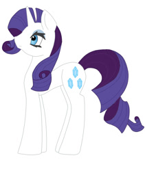 Size: 811x960 | Tagged: safe, artist:sky-draws-things, imported from derpibooru, rarity, female, simple background, solo